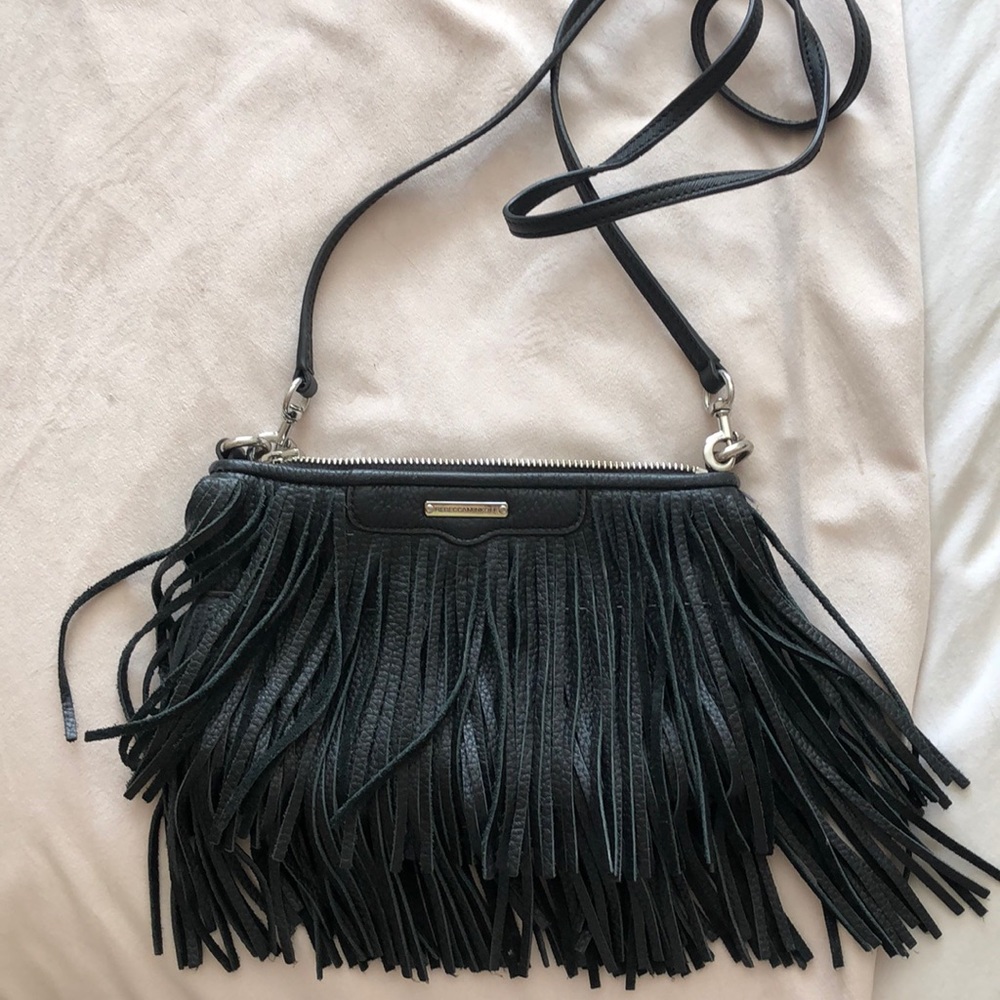 Black Rebecca Minkoff crossbody purse